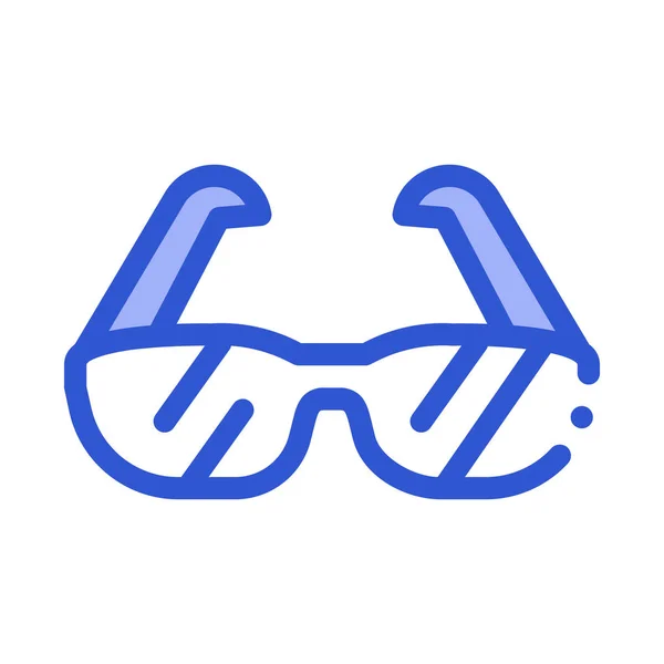 Sport Spectacles Alpinism Equipment Vector Icon — Stock Vector