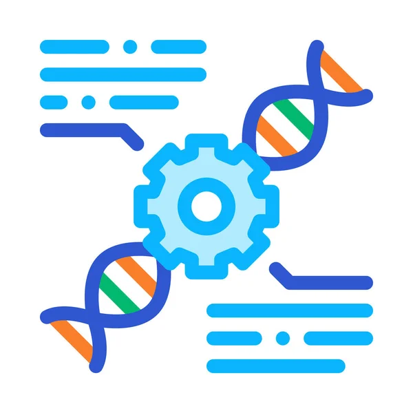 Blood Dna Biohacking Icon Vector Illustration — Stock Vector
