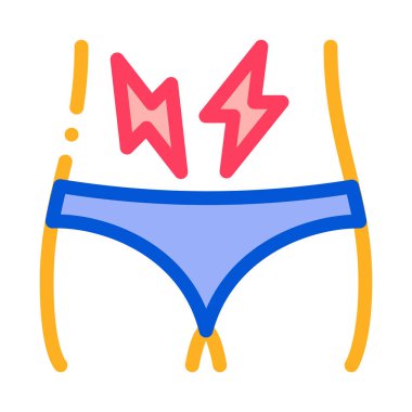 Alt Abdominal Ağrı Simgesi Vektör Özeti ResimleriComment