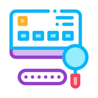 Kredi Kartı Çalışması Simge Vektör Özeti ResmiComment