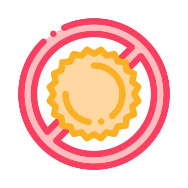 Güneş Simgesine Karşı İmza Vektör Tasviri