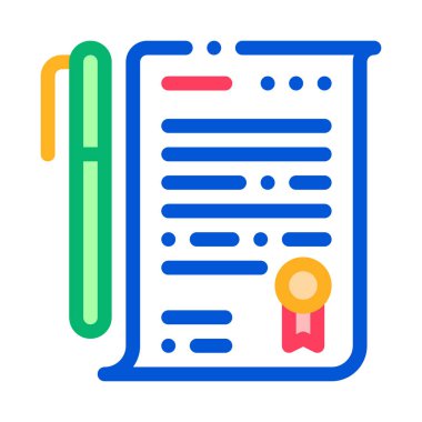 Belge Simgesi Vektör Özeti ResmiComment