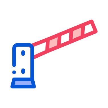 Park Bariyeri Simgesi Vektör Özeti ResmiComment