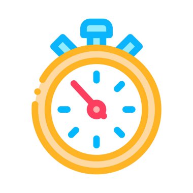 Yarışma Sport Stopwatch Simge Vektör Özeti ResimleriName