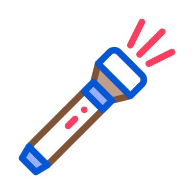 Cep Telefonu El Feneri Simgesi Vektör Çizimi ResmiComment