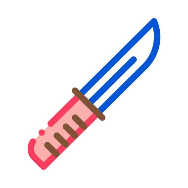 Kamp Bıçağı Simgesi Simgesi Vektör Özeti ResmiComment