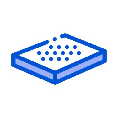 Yatak Yatak Yatağı Tahtakuruları Simgesi Çizim Çizimi