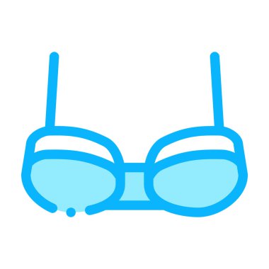 Balkon Sütyen Simgesi Vektör Özeti Çizimi