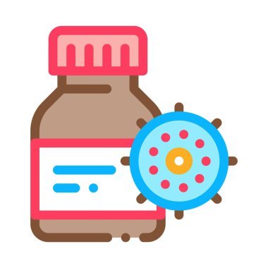 Uyuşturucu Şişesi Virüs Simgesi Vektör Özeti ResimleriName