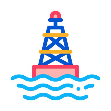 Deniz Işığı Şamandırası Simgesi Vektör Özeti ResimleriName