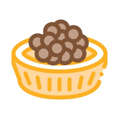 Sepet Simgesinde Havyar Vektör Özeti ResimleriName