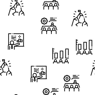 Akıl hocası İlişkisi Kusursuz Desen Vektörü