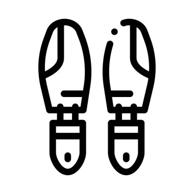 Ayakkabı Sole Ayrıntılı Simge Vektör Özeti ResimleriComment