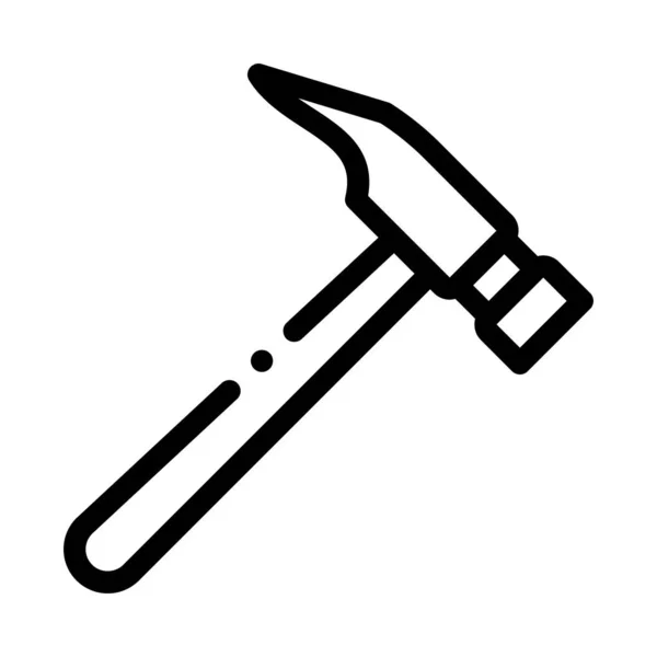 Schoenmaker Fix Hammer Icon Vector Outline Illustratie — Stockvector
