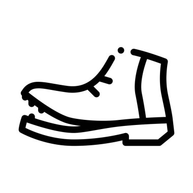 Ayakkabı Yırtılan Tekil Simge Vektör Özeti ResimleriComment