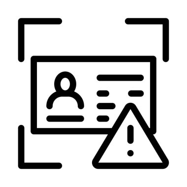 Sahte Belge Simgesi Vektör Özeti ResmiComment