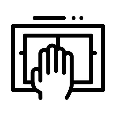 El Taraması Simge Vektör Çizimi ResmiComment