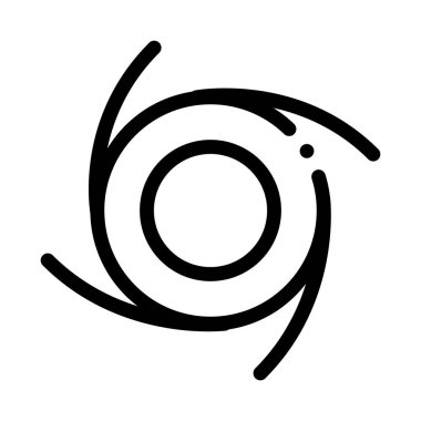 Siklon Tornado Simgesi Vektör Özeti Resimlemesi