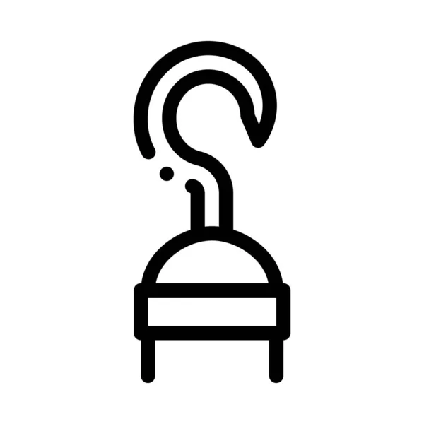 Hand Hook Icon Vector Outline Illustration — 스톡 벡터