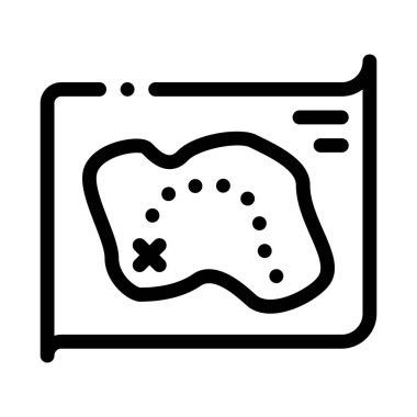 Harita Define Simgesi Vektör Özet Çizimi ResmiComment