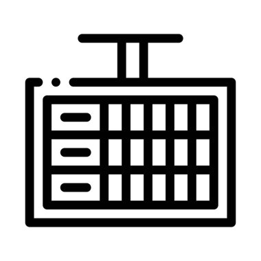 Oyun Puan Tablosu Simgesi Vektör Özeti ResmiComment