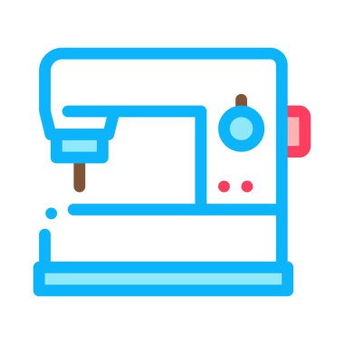 Dikiş Makinesi Simgesi Vektör Çizimi ResmiComment