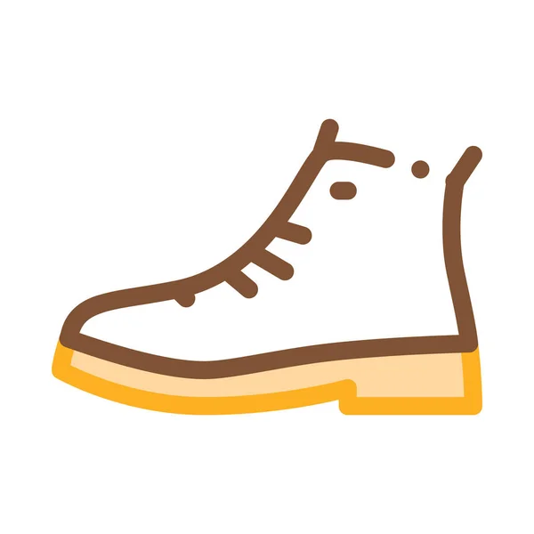 Repaired Shoe Icon Vector Outline Illustration — 스톡 벡터