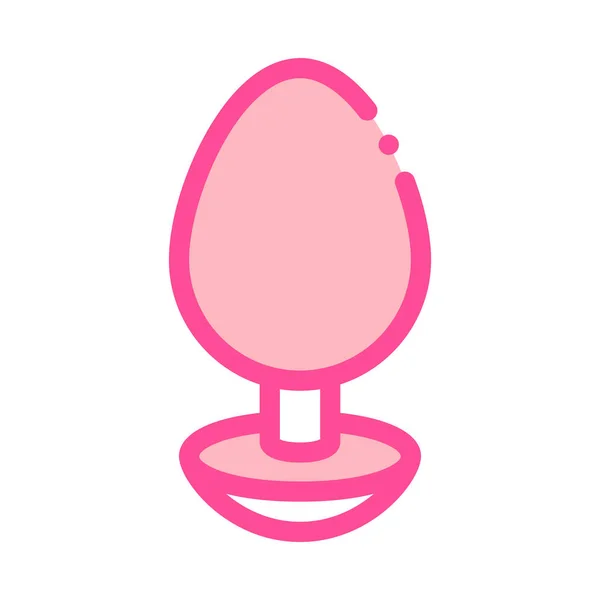 Anal Plug Sex Toy Icon向量概要说明 — 图库矢量图片