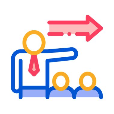 İnsan Oku Simgesi Vektör Özet Çizimlerini Göster