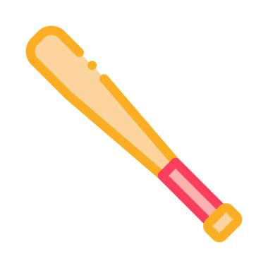 Baseball Bit Icon Vector Outline Illustration