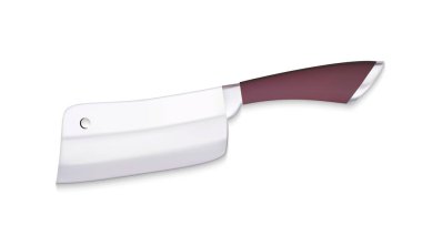 Cleaver Büyük Et Bıçağı Modern Tasarım Vektörü