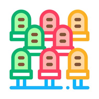 İzleyici Oturumu Simgesi Vektör Özeti ResmiComment