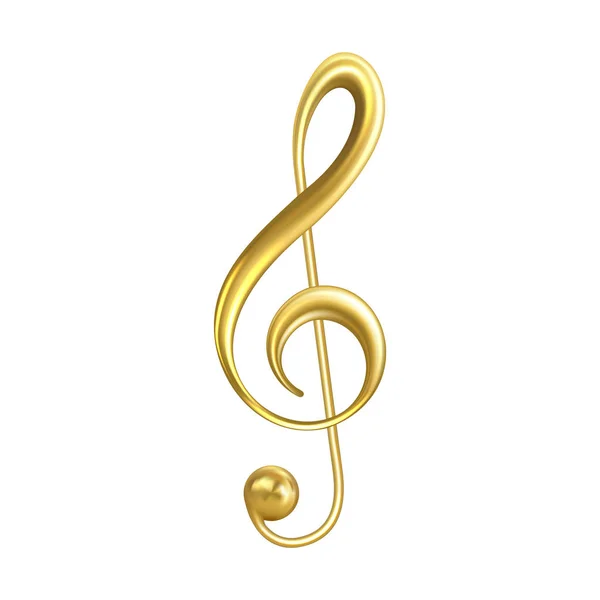 Музыкальный вектор "Золотого цвета" — стоковый вектор