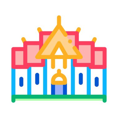 Geleneksel Tayland İnce Çizgi Vektörü