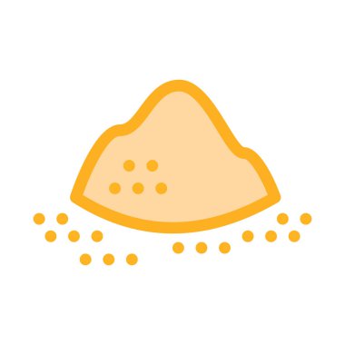 Sugar Sand Heap Simge Vektör Özeti ResimleriName