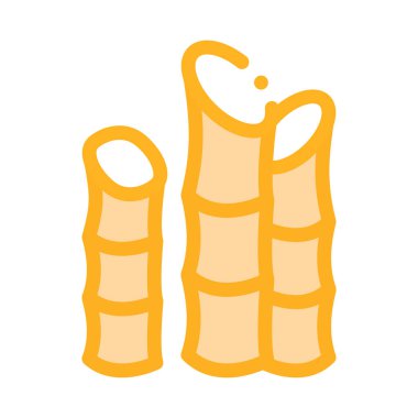 Tarım Çubuğu Simgesi Vektör Özeti İllüstrasyonu