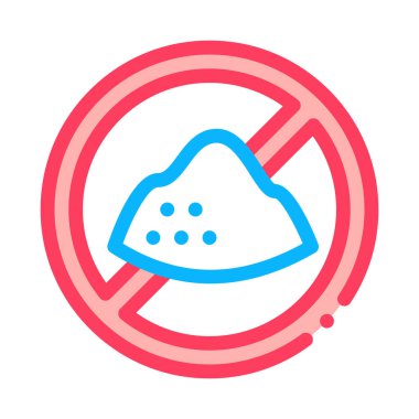 Şekerle Geçiştirilmiş Simge Vektör Özeti Çizimi