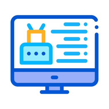 Robotik Web Sitesi Simge Vektör Özeti ResimleriName