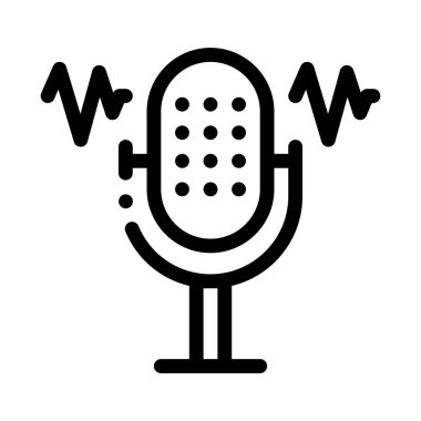Download Microphone Waves Icon Free Vector Eps Cdr Ai Svg Vector Illustration Graphic Art