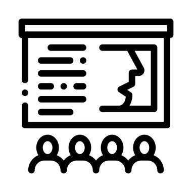 Doktor Eğitim Simgesi Vektör Özeti Çizimi