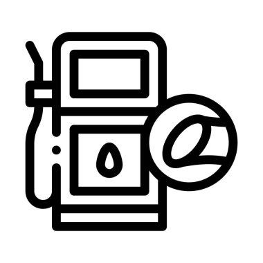 Çubuk Yakıt İstasyonu Simge Vektör Özeti ResmiComment