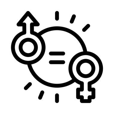 Erkek Kadın Simgesi Simge Vektörü Çizimi ResimleriName