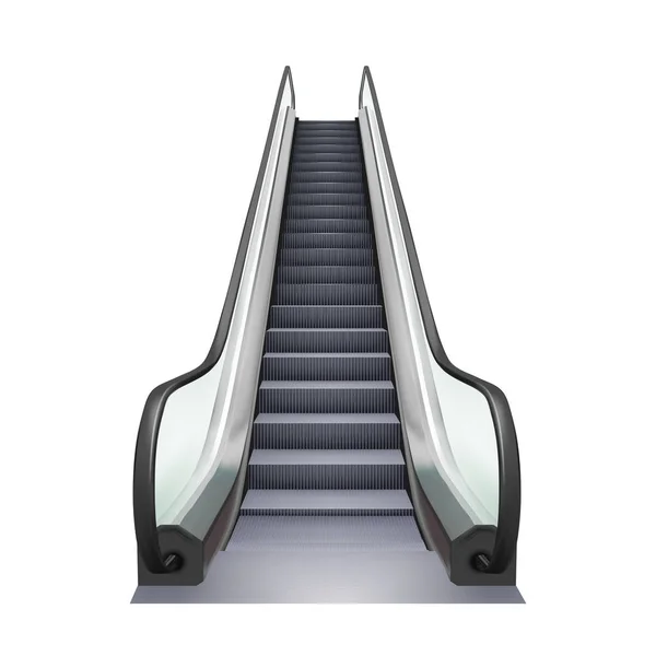 Escalator Business Center Electric Device Vector — Stock Vector