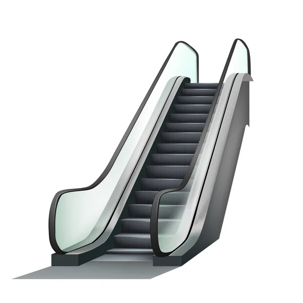 Escalator Airport Electronic Equipment Vector — Stockový vektor