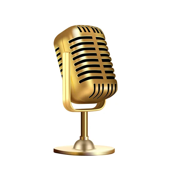 Microphone Vintage Style Radio Equipment Vector