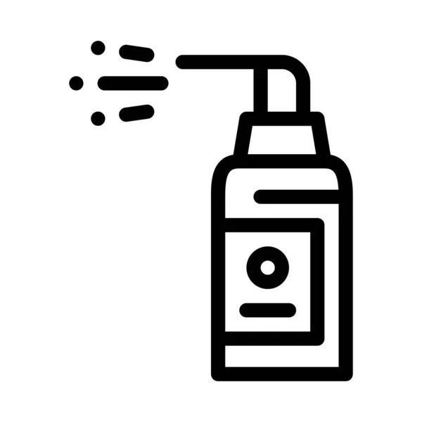 Spray Bottle Icon Vector Outline Illustration — Stockvektor