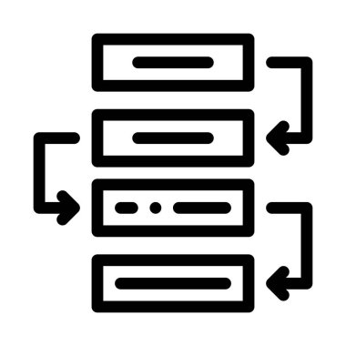 Süreç Planı Simge Vektör Özeti ResmiComment