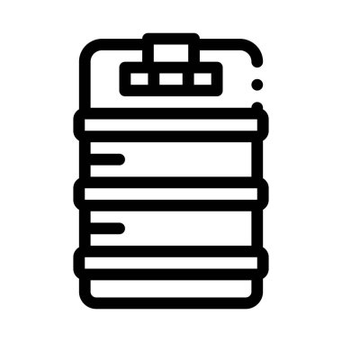 Metal Fıçı Simgesi Vektör Özeti ResmiComment