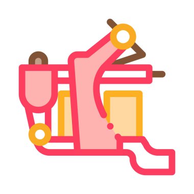 Dövme Makinesi Simgesi Vektör Ana Hattı ResmiComment