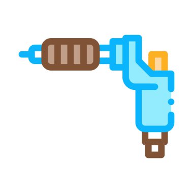 Dövme Çizim Aracı Simgesi Vektör Çizimi ResmiComment